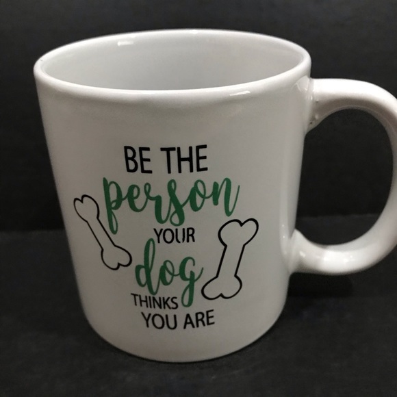 Dog Lover Coffee Tea Mugs Lot of 2 Ceramic 12oz - Picture 6 of 12